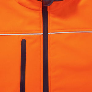 Hi Viz ชุดทำงานกันน้ำสำหรับผู้ชาย, เสื้อกันหนาวกันหนาวกันน้ำมองเห็นได้ชัดเจนเสื้อแจ็กเก็ตเซฟตี้พร้อมกรอบผ้านุ่มสะท้อนแสง - Product Image 4