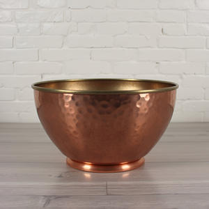 Bols Martelés en Cuivre Écologique Qualité Assurée pour la Maison, Plats de Chargeur Créatifs de l'Inde, Meilleure quantité minimale de commande, 100 Pièces - Product Image 5