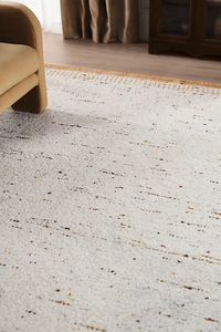 Tapis à poils hauts en laine mélangée texturée Umbria Style moderne Fibres naturelles douces Anti-bactéries Design élégant antidérapant pour un usage domestique - Product Image 5