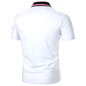 Uniforme de Golf para Hombre, 100% Algodón, Tejido de Punto, con Logotipo Bordado Personalizado, Color Sólido, Secado Rápido, para Camisa - Product Image 6