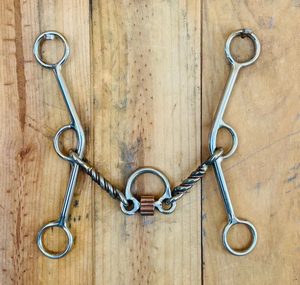 Boquilla de Acero Inoxidable con Cierre de Seguridad, Pulida y Lisa, para Montar a Caballo, Accesorios Ecuestres - Product Image 2