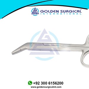 กรรไกรตัดลวดจัดฟันและครอบฟัน ขนาด 4.75 นิ้ว ใบมีดหยักแบบมุม สำหรับงานทันตกรรมและเครื่องมือทำฟันปลอม - Product Image 5