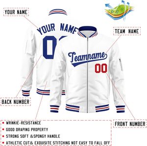 Veste universitaire à fermeture à glissière avec patchs personnalisés Usine OEM pour les commandes en gros et les vêtements d'équipe - Product Image 2