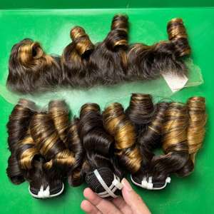 Precio directo del proveedor Extensiones de cabello rizado Cabello humano Super calidad Magic Bounce Curl Hair Bundle Adecuado para mujeres - Product Image 6