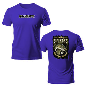 Camiseta de pesca con capucha de media manga de poliéster 100% de alta calidad con logotipo personalizado OEM para hombres Spandex de secado rápido transpirable UPF 50 + - Product Image 3