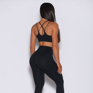 Soutien-gorge de sport pour femmes à impact élevé Ensembles de yoga et de fitness avec élastique personnalisé en gros - Product Image 3