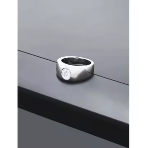 Popular Moissanite Diamond Mens 10K Anillo de oro amarillo Compromiso de lujo Boda Joyería de moda anillo clásico - Product Image 1