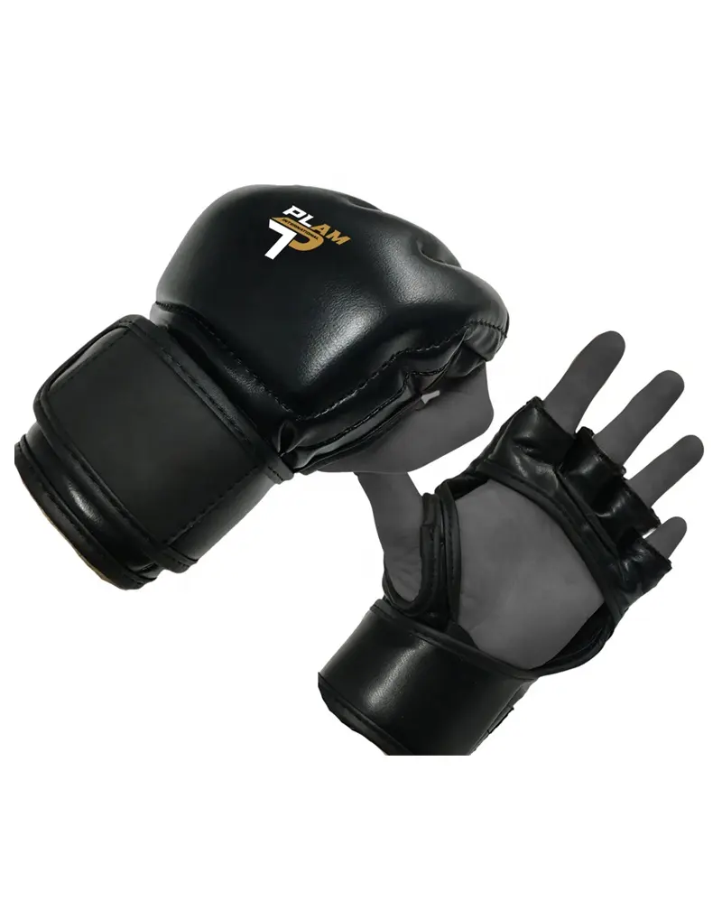 Gants de grappling MMA personnalisés en cuir de vache pour gants de combat professionnels MMA