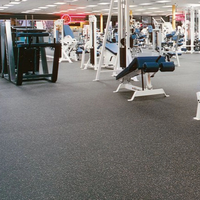 Revêtement de sol de gym personnalisé ATYAPI, haute densité, en rouleau, 3-12 mm, résistant à la corrosion et à la moisissure, en caoutchouc, 1 m, pour usage intérieur, salle de sport, aire de jeux, unisexe