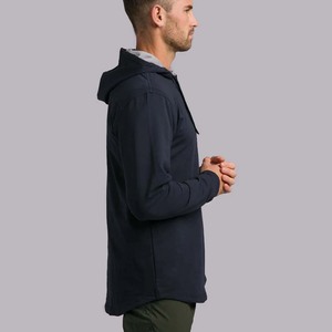 Invierno hombres manga larga Sudadera con capucha pulóver abrigo prendas de vestir cordón mejores camisetas con capucha - Product Image 4
