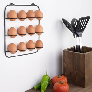 ชั้นวางไข่สีดำที่วางไข่ที่ทันสมัยมาพร้อมขาตั้งรูปทรงตามสั่ง - Product Image 1