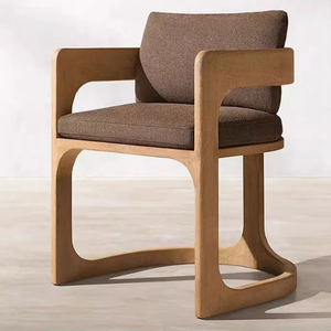 Mobilier d'extérieur Chaises de bar d'hôtel Mobilier de jardin Cadre en bois de teck Mobilier de salle à manger pour la décoration de la maison et du jardin - Product Image 2