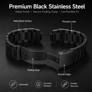 Cinturino per Orologio in Acciaio Inossidabile Solido, Bracciale a Maglie Metalliche Compatibile con <span class=keywords><strong>Samsung</strong></span> Galaxy <span class=keywords><strong>Watch</strong></span> <span class=keywords><strong>4</strong></span> Classic 46mm, Produttore OEM Personalizzato - Product Image 4