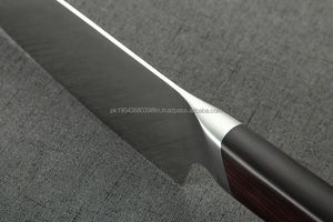 Couteau de chef professionnel en acier inoxydable fait à la main manche en palissandre artisanat en acier international 10 pièces quantité minimale de commande Logo personnalisé utilisation dans la cuisine - Product Image 3