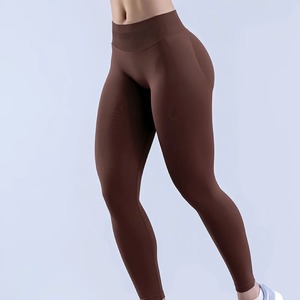 กางเกงเลกกิ้งเอวสูงของผู้หญิงเอวสูงไร้รอยต่อสำหรับเล่นกีฬากางเกงฟิตเนสโยคะกางเกงกีฬา - Product Image 3