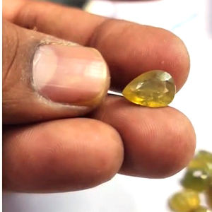 29 piezas de zafiro amarillo natural de 8mm a 15mm, pera ovalada, Octágono, MARQUESA, faceta, 102 CTS, Iroc, venta de piedras preciosas sueltas cortadas, 102 $ todos - Product Image 4