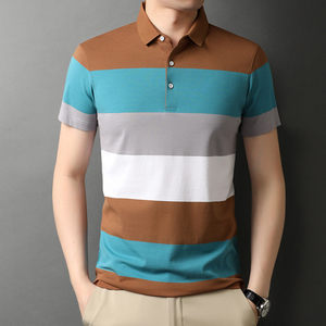 Polo Homme Personnalisé 100% Coton Respirant Confortable Blanc Grande Taille Personnalisé Impression Logo Noir Slim Fit OEM - Product Image 5