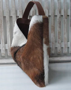 Classic Women Fashion Handbags Developed With Genuine Cowhide Leather Hair <b>On</b> Hide Handmade <b>Carry</b> Cow hair leather <b>bag</b> - Product Image 5