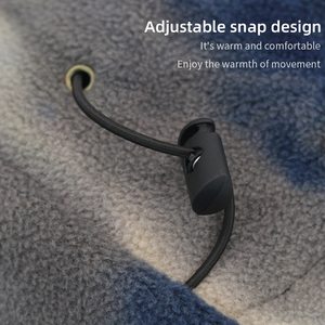 Gorro Térmico de Invierno para Otoño, Unisex, de Forro Polar, Pasamontañas, Bufanda, Protector de Cuello, Envío DDP - Product Image 5