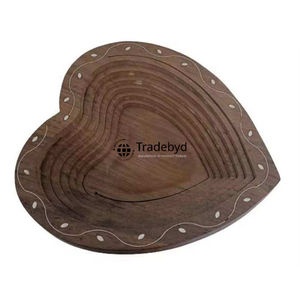 Cesta de Almacenamiento de Frutos Secos y Aperitivos de Madera Ecológica de Primera Calidad Hecha a Mano, Diseño Moderno, Organizador Multiusos Tradebyd - Product Image 2