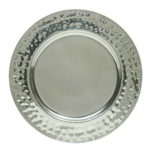 Plato de Presentación Ecológico de Acero Inoxidable con Acabado Dorado para Bodas y Eventos - Artesanía de Lujo Atemporal - Product Image 6