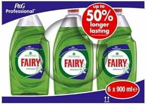 Líquido lavavajillas Fairy Original, 900 ml x 6, verde - Product Image 3