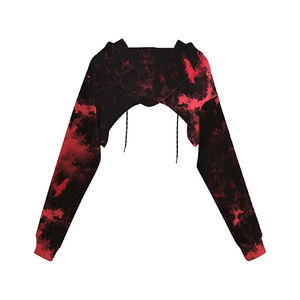 OEM Service <b>Women</b> Crop Cut Hoodies Winter Wear Best Design Hot Selling Breathable Anti-pilling Crop Cut Hoodies For Woman - Product Image 2