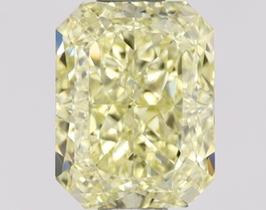 Fancy Yellow 1.02 Carat Long Radiant Cut Diamants en vrac Fancy VVS2 Clarity GIA Diamants naturels en vrac certifiés de l'Inde OEM - Product Image 1