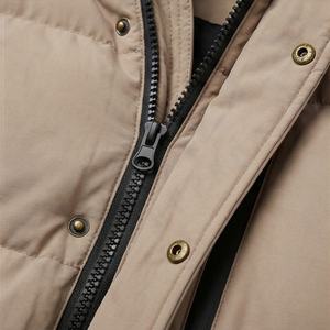 Chaqueta Larga Acolchada con Capucha, Parka, Abrigo para Hombre, Unisex, Grueso, Cortavientos, Aislante, Elegante, Ropa de Calle, Invierno, Térmica - Product Image 4