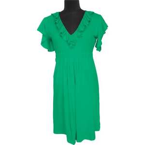 Logotipo personalizado Patrón floral Tela de algodón de bambú Ecológico Cuello en V Tallas grandes Sin mangas Hasta la rodilla Mujeres embarazadas Diario - Product Image 1