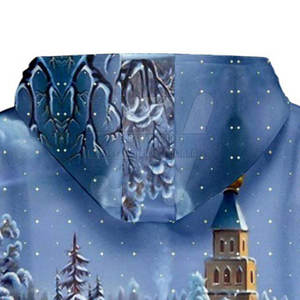 Venta al por mayor OEM hombres sudaderas con capucha de Navidad personalizado polar con cremallera diseño transpirable sudaderas con capucha gruesas con patrón sólido bajo MOQ - Product Image 4