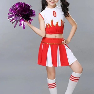 Uniformes de Animadora para Mujer Adulta, Conjunto de Dos Piezas, Impermeable, Resistente al Viento, de Spandex y Algodón, para Baile al Aire Libre - Product Image 6