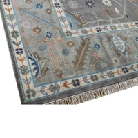 Wool Handmade Moroccan Eco-friendly Anti-Slip Antique Hand Knotted Rugs Abstract Multi Color 8x14 9x12 Prayer Carpet Home Decor