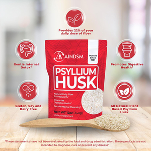 Poudre de Psyllium Bio Détox Intérieure Douce à Base de Plantes Favorisant la Digestion – Meilleure Vente - Product Image 3