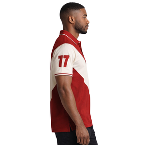 Polo Premium Kappa Alpha Psi Crimson 11, Taille Standard, Mélange de Coton de Haute Qualité, Broderie de l'Écusson Lettres Grecques, Vêtement - Product Image 3