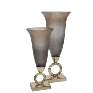 Best Seller Modern Shape Aluminium <b>Decor</b> <b>Vase</b> High Quality Metal Flower <b>Vase</b> for Home Living Room Wedding Tabletop <b>Decoration</b> - Product Image 5