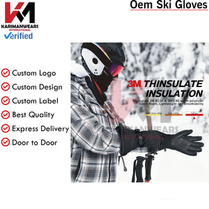 Guantes de Esquí de Cuero Duraderos con Diseño de 3 Dedos para Clima Frío Extremo, para Snowboard, Montañismo y Aventuras al Aire Libre en Invierno - Product Image 3