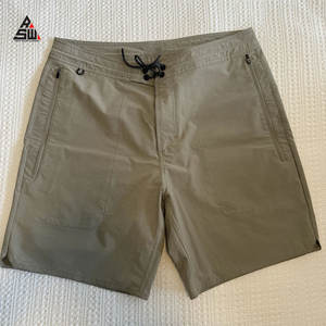 Pantalones Cortos Deportivos Casuales para Hombre con Cintura Elástica, Transpirables, de Secado Rápido, 100% Algodón, para Entrenamiento en Gimnasio - Product Image 1