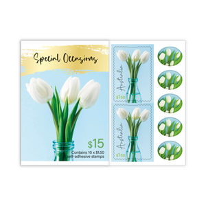 Sellos postales Vintage australianos pegatinas Post Australia etiqueta sellos 1,5 pegatina Australia Paquete de sellos 100 <span class=keywords><strong>papel</strong></span> autoadhesivo - Product Image 3