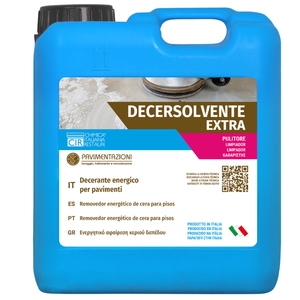 Cire pour sols Premium Extra 5 LT Decersolvent pour un décrassage efficace et l'élimination des traitements - Product Image 1