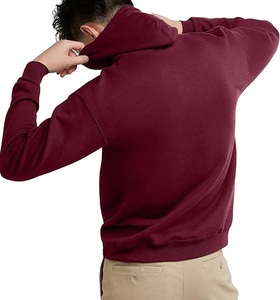 Sudadera con capucha de algodón para hombre Sudadera con capucha de fábrica Diseño de logotipo personalizado Algodón Drop Shoulder Heavy Weight Men's 100% Cotton Hoodie - Product Image 4