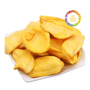 Jackfruit séché croustillant, fabriqué à partir de fruits mûrs sélectionnés, offrant un arôme tropical naturel et une croquant durable. - Product Image 1