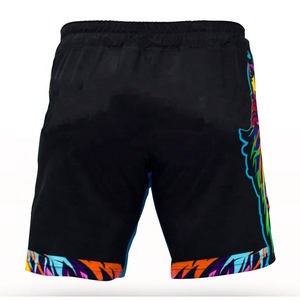 Pantalones cortos MMA de poliéster 100, producto superventas a precio de venta al por mayor, pantalones cortos de lucha con diseño totalmente personalizado para hombre - Product Image 4