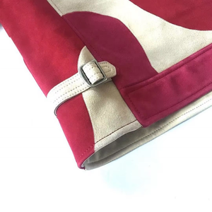 Chaquetas gruesas de cuero de oveja de invierno de alta calidad con logotipo personalizado para motocicleta Letterman con patrón 3D para hombres - Product Image 5