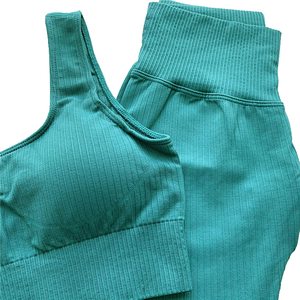 Ensembles d'entraînement pour femmes Summer Wear Women Compression Yoga Set Gym Wear Set for Woman Lagging - Product Image 2