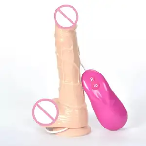 Vibratore del vibratore del Silicone dei giocattoli del sesso senza fili del punto G del pene realistico del Dildo di vibrazione delle donne