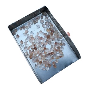 50 Piezas de Cristal de Rutilo de Cobre Natural, Piedra Preciosa en Bruto Sin Tratar, Calidad AAA, Efecto Estrella, para Fabricación de Joyas, Corte en Bruto de 2-4 mm, Colección - Product Image 1