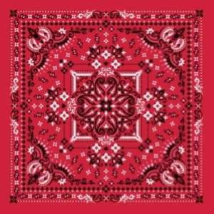 Vente en gros Couvre-chef mode réutilisable 100% coton Écharpe bandana carrée douce imprimée avec logo personnalisé Bandana quantité minimale de commande bas avec sérigraphie - Product Image 1