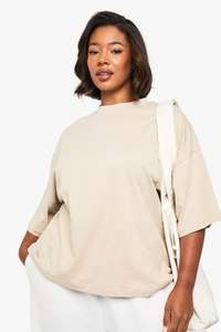 Camisetas sólidas con estampado personalizado para mujer, transpirables, de secado rápido, de algodón y poliéster, de talla grande, de longitud corta, informales, de verano, con logotipo OEM - Product Image 5