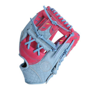 Meilleur prix Gants de baseball professionnels en cuir Couleur et taille personnalisées Logo personnalisé Service OEM Vente en gros directe d'usine - Product Image 4
